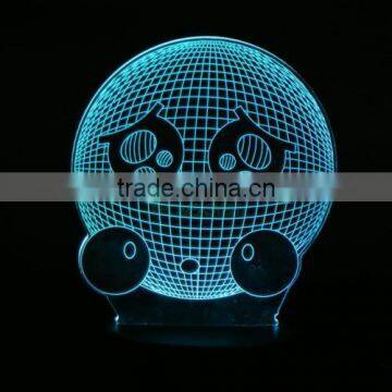 Lovely Emoji Expression Smile 3D Effect LED Night Light Unique Lighting Lamp photo-5