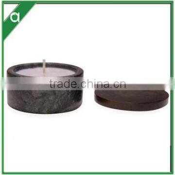 Multi Sizes of Scented Candle in Marble Vessel With Lid photo-4