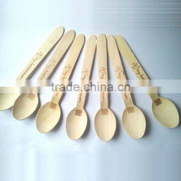 FSC Certificate Food Grade Disposable Natural Wood Material Spoon photo-2