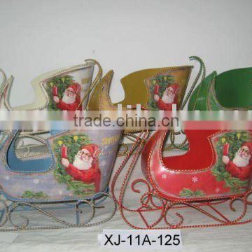 zinc iron chrismas pot/zinc iron pot