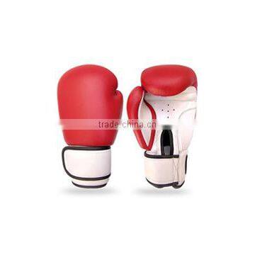 Red & White Color Boxing Gloves