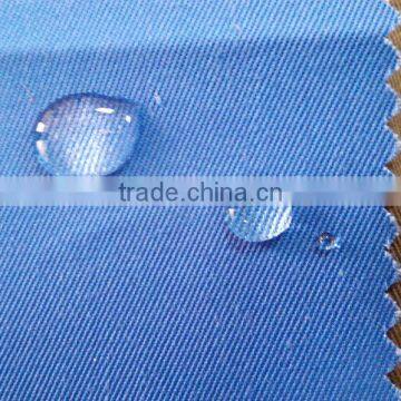 100% cotton water repellent workwear fabric