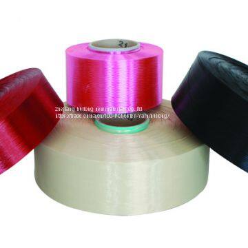 dope dyed polyester yarn DTY 150D/144F