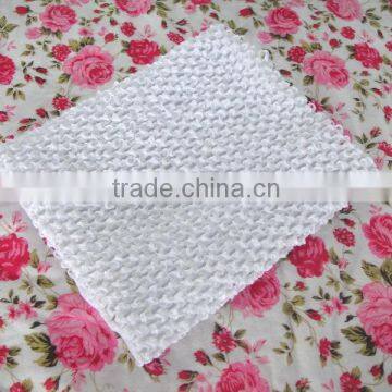 9" Wide Elastic Handmade Plain Crochet Headband for Baby Tutu Tops photo-4