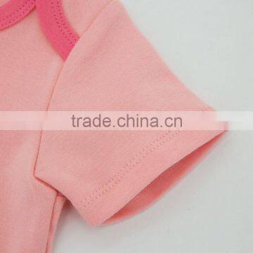 2017 Summer Clothes Short Sleeve 100% Cotton Baby Rompers Girl photo-5