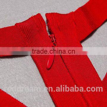 2015 Wholesale Lady's Latest Sexy Summer Party Fashion Casual Bandage Dress With Black and Red Color One-piece Woman DressH1271 photo-4