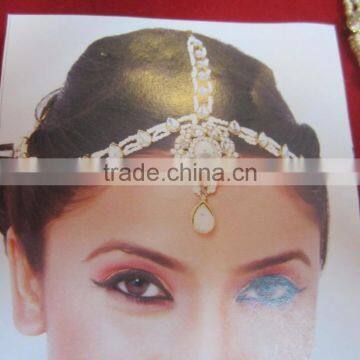 MATHAPATTI DAMINI MAANG TIKA CRYSTAL BEADS Hair Accessory photo-2