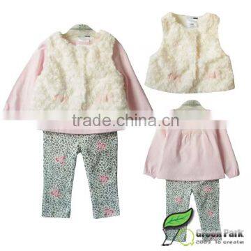 girls 3pcs clothing sets baby girls fashion new year outfits children's autumn clothes sets