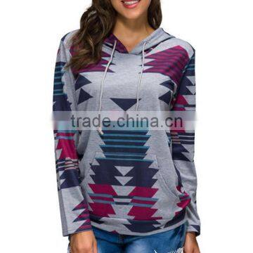 best-selling latest ladies kangaroo pocket string hooded sweatshirts