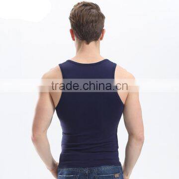 Classic Slim Fit Custom Mens Gym Vest photo-4