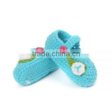 A Flower A Leaf Design China Supplier Crochet Baby Shoes Pattern