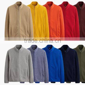 Men's Full Zip Jacket Active Windproof Men Custom Polar Fleece Jacket Wholesale Fleece Jacket photo-6