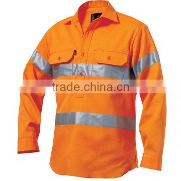 high visibility safety workwear reflective jacket