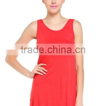 2017 Cheapsale China Supplier Blank T-Shirt Loose Solid Color Summer Casual Women Dress