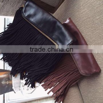 DY0107Z Euro fashion ladies fringe shoulder bag tassels bag