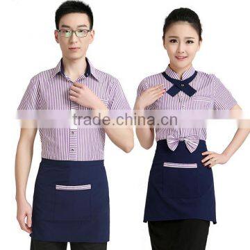 Custom Factory Price Cheap New Design Waitress Uniform,hotel Receptionist Uniforms Wholesale photo-3