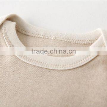 Wholesale 100% Organic Cotton Baby Romper Outfit Newborn Baby Girl Boy Romper photo-5