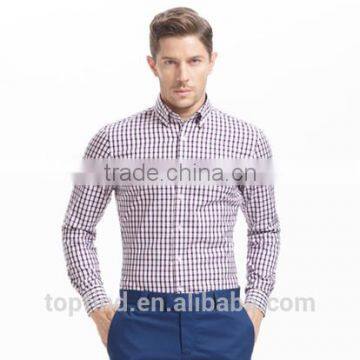 High Quality Classic Check Pattern Free Size Wrinkle Free Shirt for Business Man photo-2