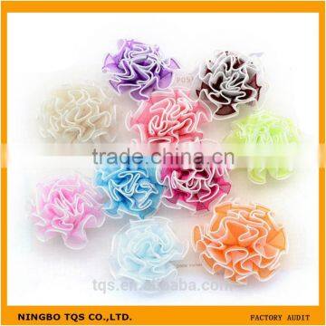 Wholesale Colorful 3.5cm Hair Gift Stain Ribbon Bows