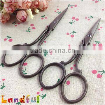 Zakka Bronze Sewing Crochet Project Craft Vintage Scissors photo-3