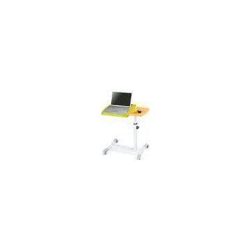 Rolling Angle Height Adjustable Laptop Table 15mm Eco - Friendly Melamine Board DX-BJ3