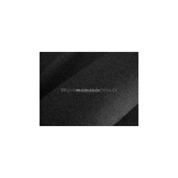 Peach Finished Polyester Rayon T/R Twilled Malange Fabric Clothing Material