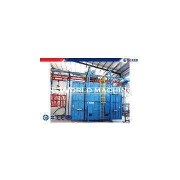 Q48 Single route hanger sand blasting machine from china