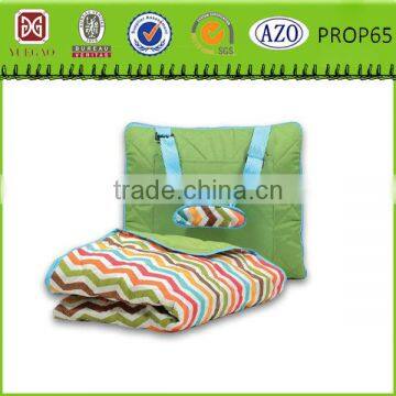 Waterproof picnic blanket with pocket mat