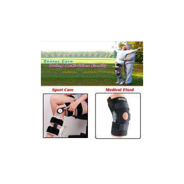 Angled Metal Knee Support Brace