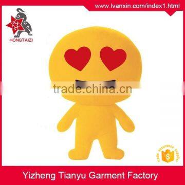 Custom High Quality Cute Soft Plush Emoji Pillows Doll Toy photo-3