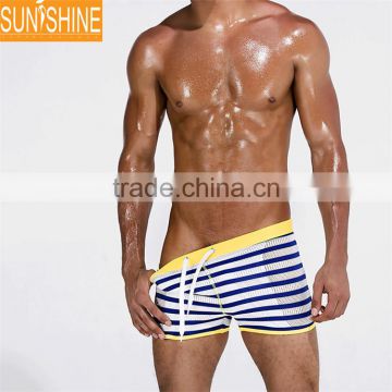 Breathalble Mesh Gym Wear Sexy See Through Men Surf Shorts Swimwear