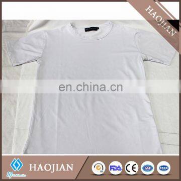 Sublimation white Modal polyester T-shirt with short sleeve, men style