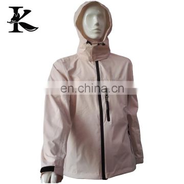 Men's White Rain Jacket Cycle Waterproof Jacket