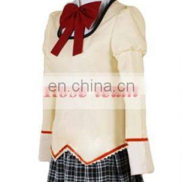 Sunshine-Puella Magi Madoka Magica Girl School Uniform Anime Cosplay Costume photo-3