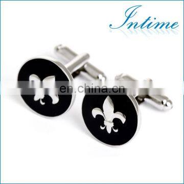 Fleur de lis French Lrises Symbol Men Shirt Art Cufflinks