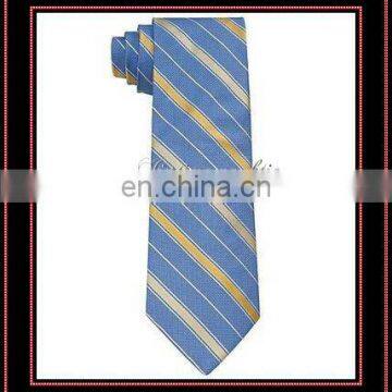 stripe 100% jacquard silk & microfiber business necktie