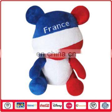 Fashion Plush Teddy Bear With Flag