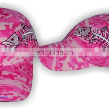 best pink camo cap fashion hight quality made in VietNam