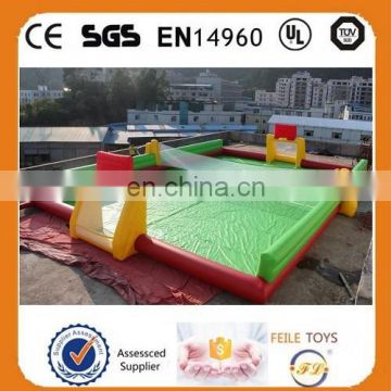 hot sell inflatable water soccer field