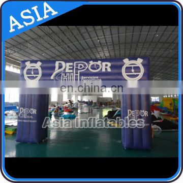 Custom Logo Printing Cold Air Rear Archway Inflatable Square Truss Arch For Sports Training