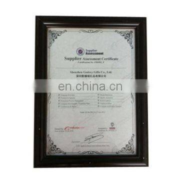 Supplier Assesment Certificate