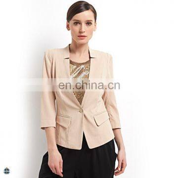 T-WB504 Ladies Office Wear Designs 100% Polyester Blazers Factory