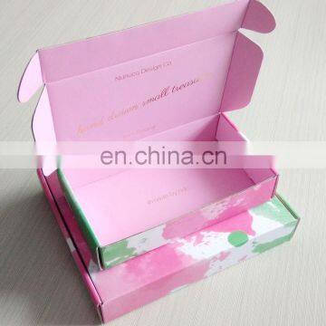 Printed custom strong corrugated shipping or mailing paper box