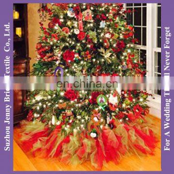 CTS026A 36 cute angel colorful tulle christmas tree skirt