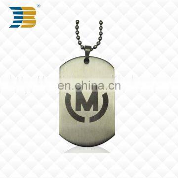 WenZhou JiaBO Printing logo metal military dog tag with custom logo