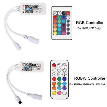 DC12V LED Strip 5050 With WiFi Controller RF Remote,3A Power Supply Adapter LED Flexible Strip Light RGB 5050 RGBW 5M photo-3