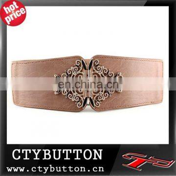 metal butterfly pattern ladies elastic belt for dress