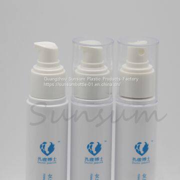 Screen Printing Handling 100ml Plastic Cosmetic Spray Lotion Pump Bottle photo-4