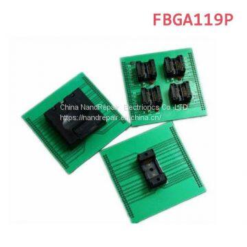 FBGA119P Test Socket FBGA119 Flash Adapter For UP-828P