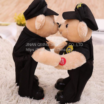 China Manufacture Custom Plush Police Teddy Bear on Sale